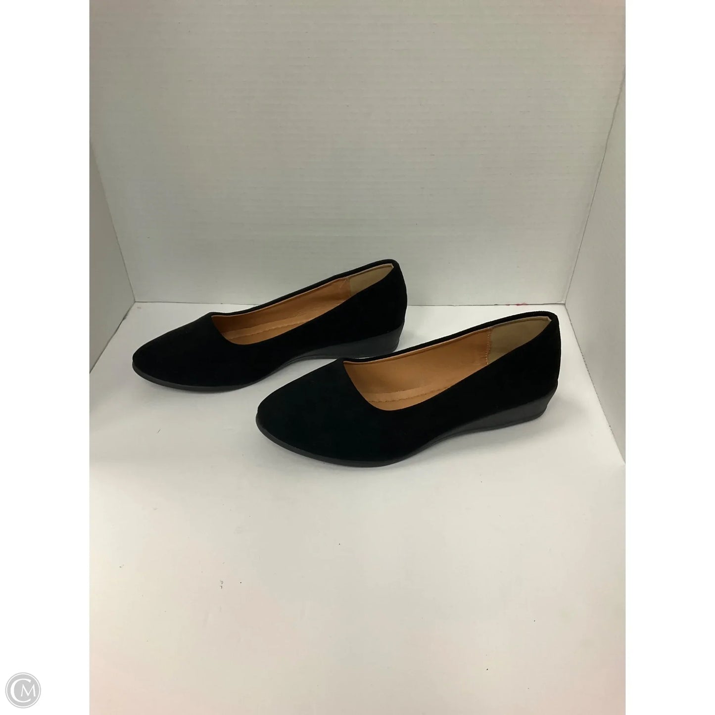 Shoes Flats By Clothes Mentor In Black, Size: 11