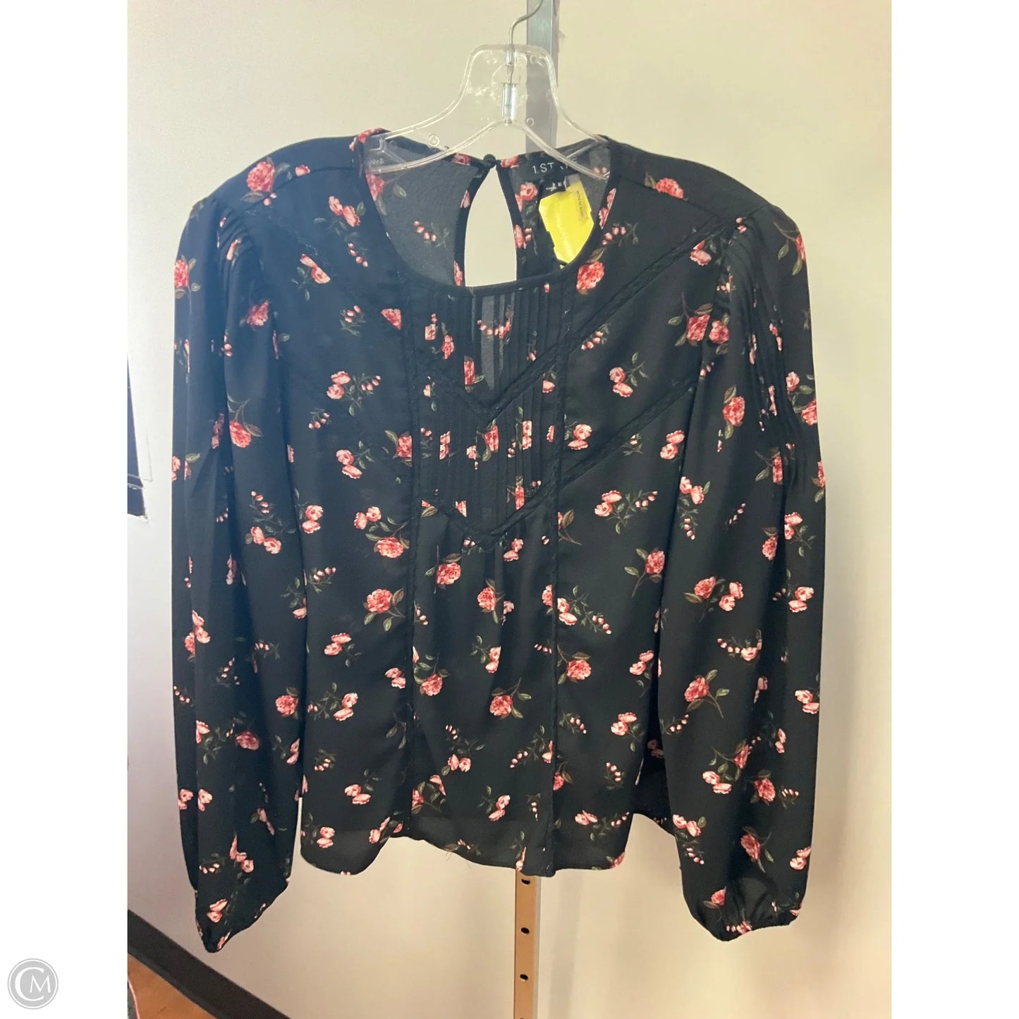 Top Long Sleeve By 1.state In Floral Print, Size: Xl