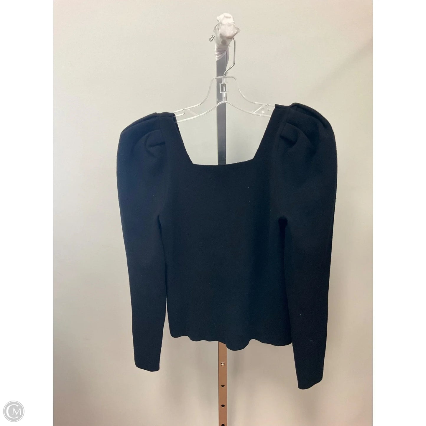 Top Long Sleeve By Banana Republic In Black, Size: S