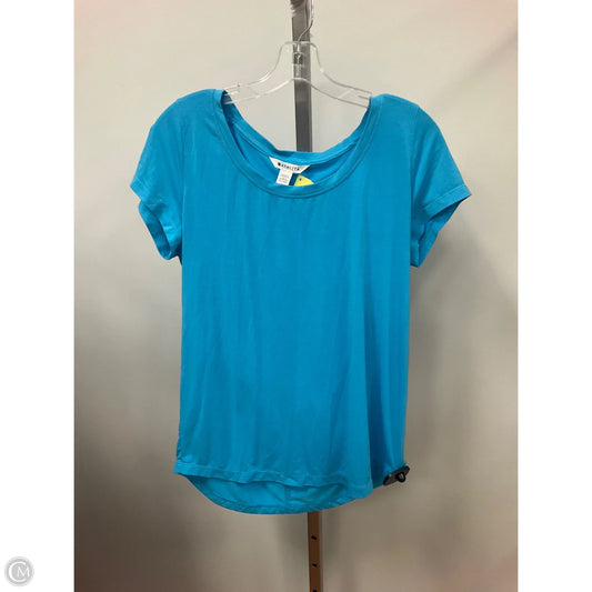 Athletic Top Short Sleeve By Athleta In Blue, Size: S