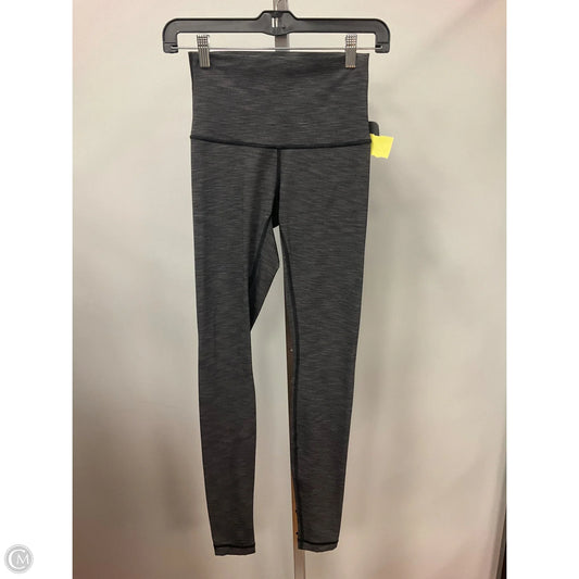 Athletic Leggings By Lululemon In Grey, Size: 4