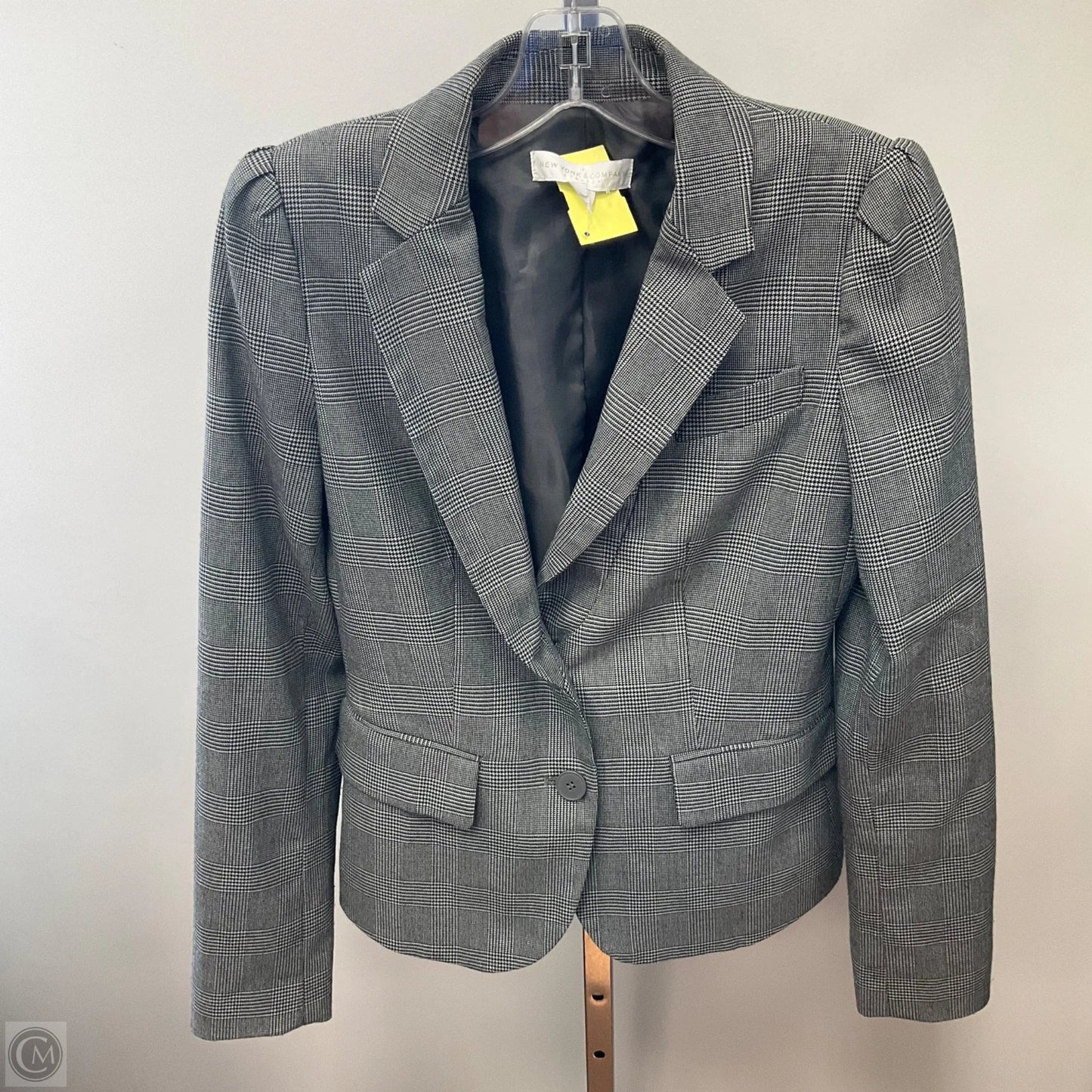Blazer By New York And Co In Plaid Pattern, Size: 2