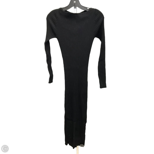 Dress Casual Maxi By H&m In Black, Size: S