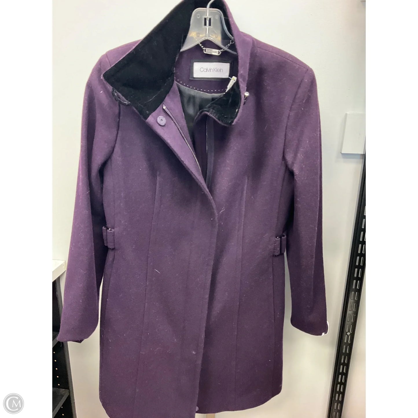 Coat Other By Calvin Klein In Purple, Size: Xs