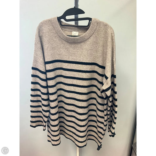 Sweater By A New Day In Striped Pattern, Size: Xxl