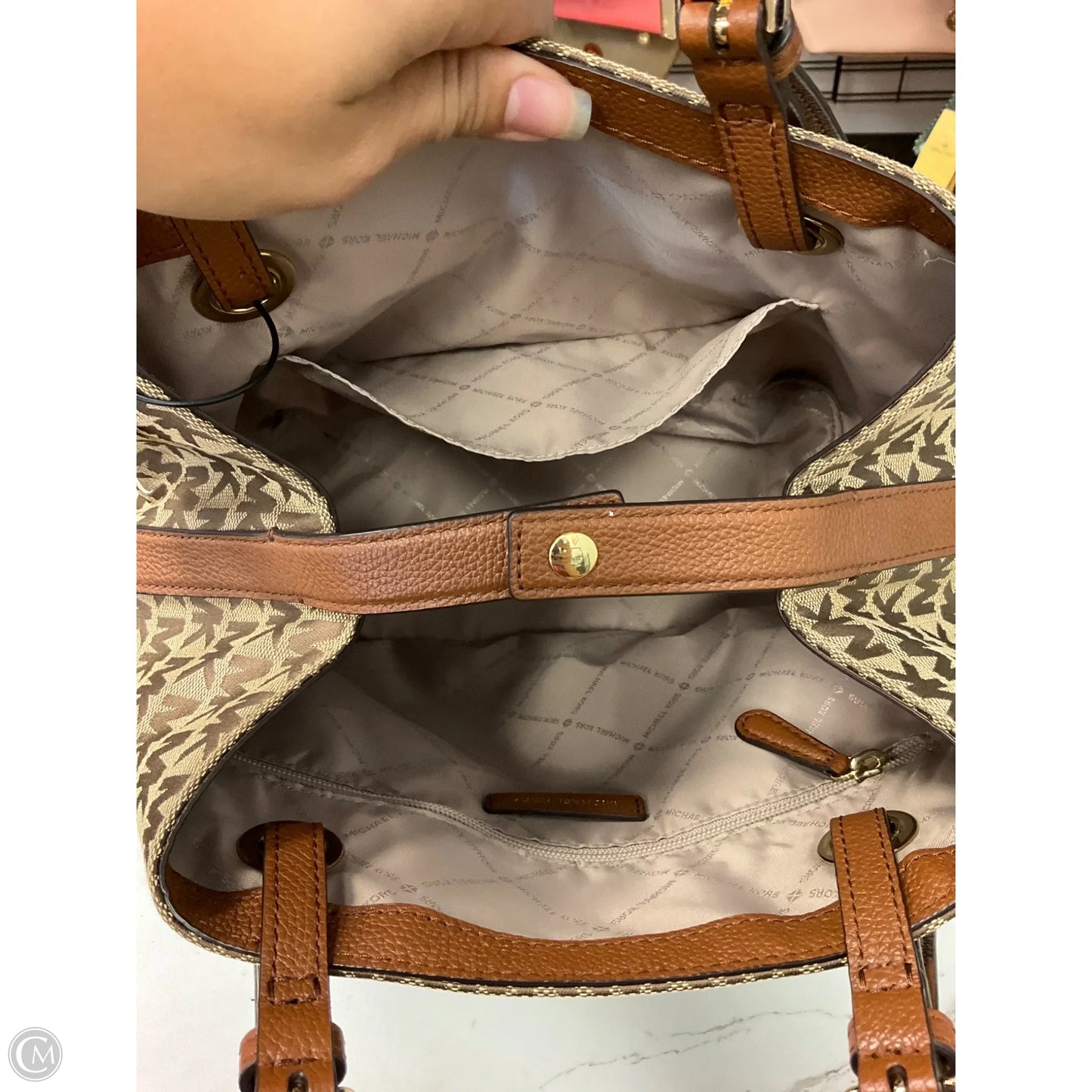 Handbag Designer By Michael Kors, Size: Medium