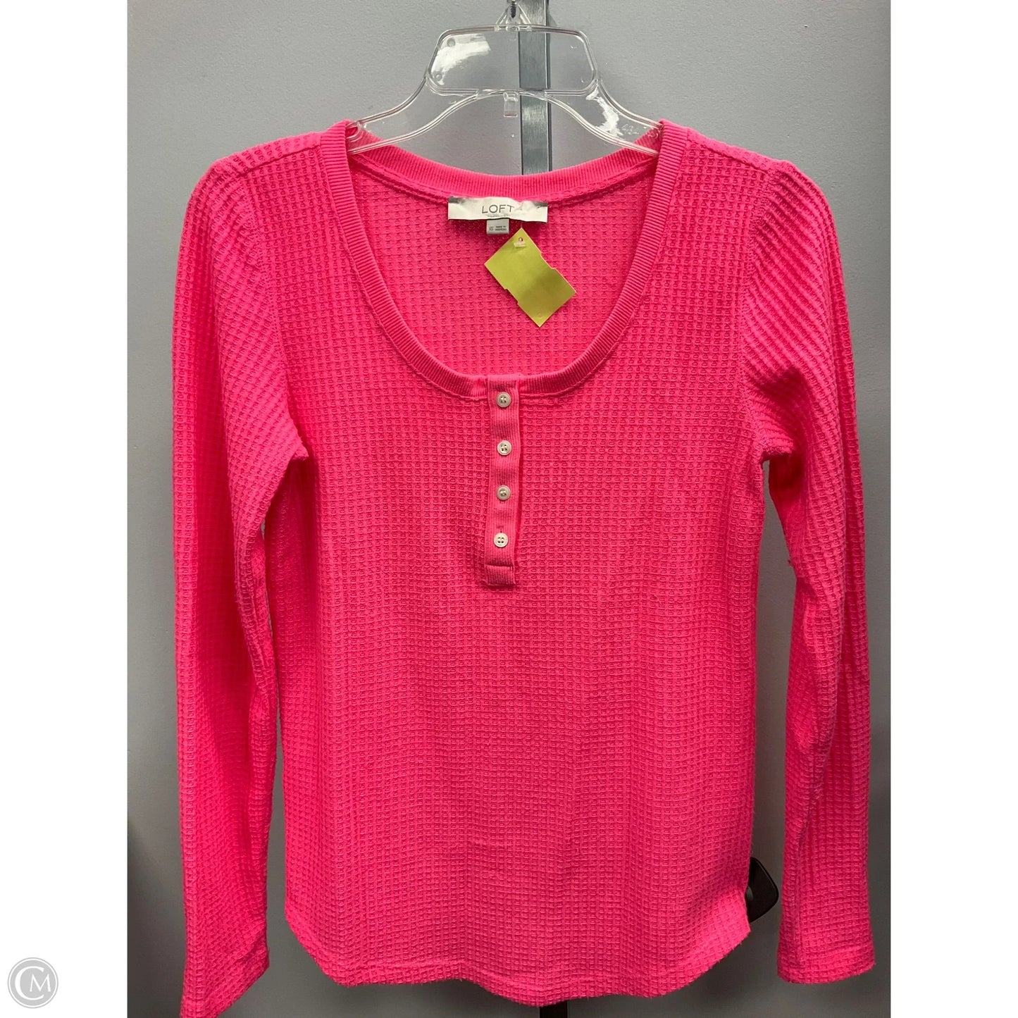 Top Long Sleeve By Loft In Pink, Size: Xs