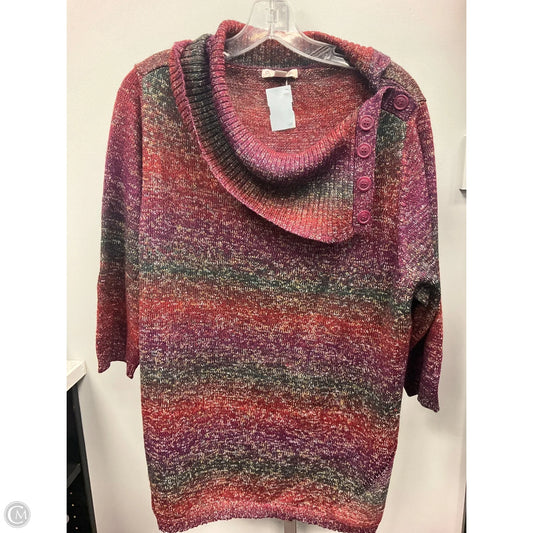 Sweater By Dressbarn In Multi-colored, Size: 3x