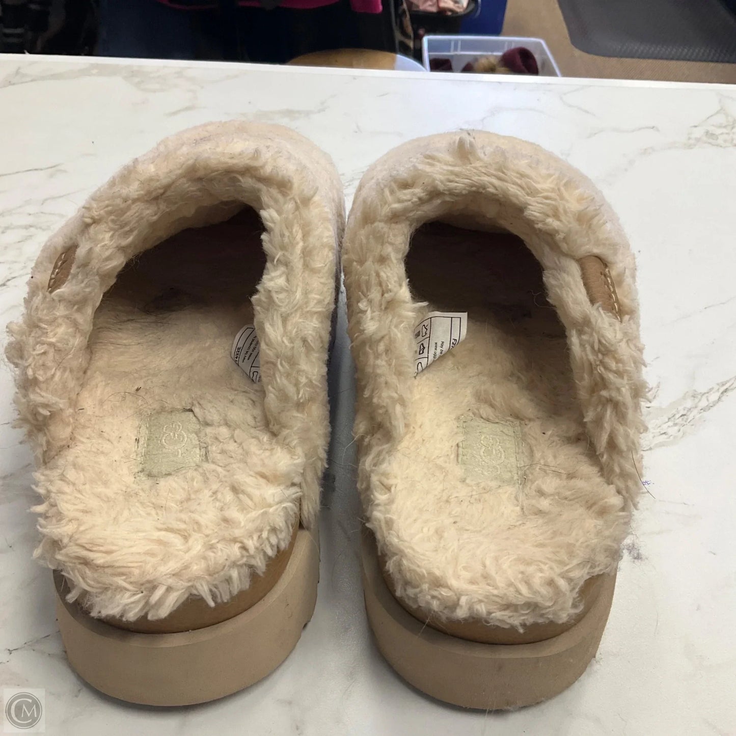 Shoes Designer By Ugg In Cream, Size: 8