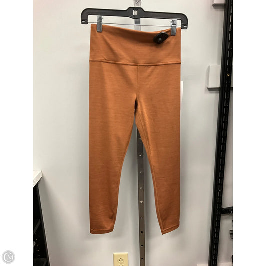 Athletic Leggings By Athleta In Copper, Size: S