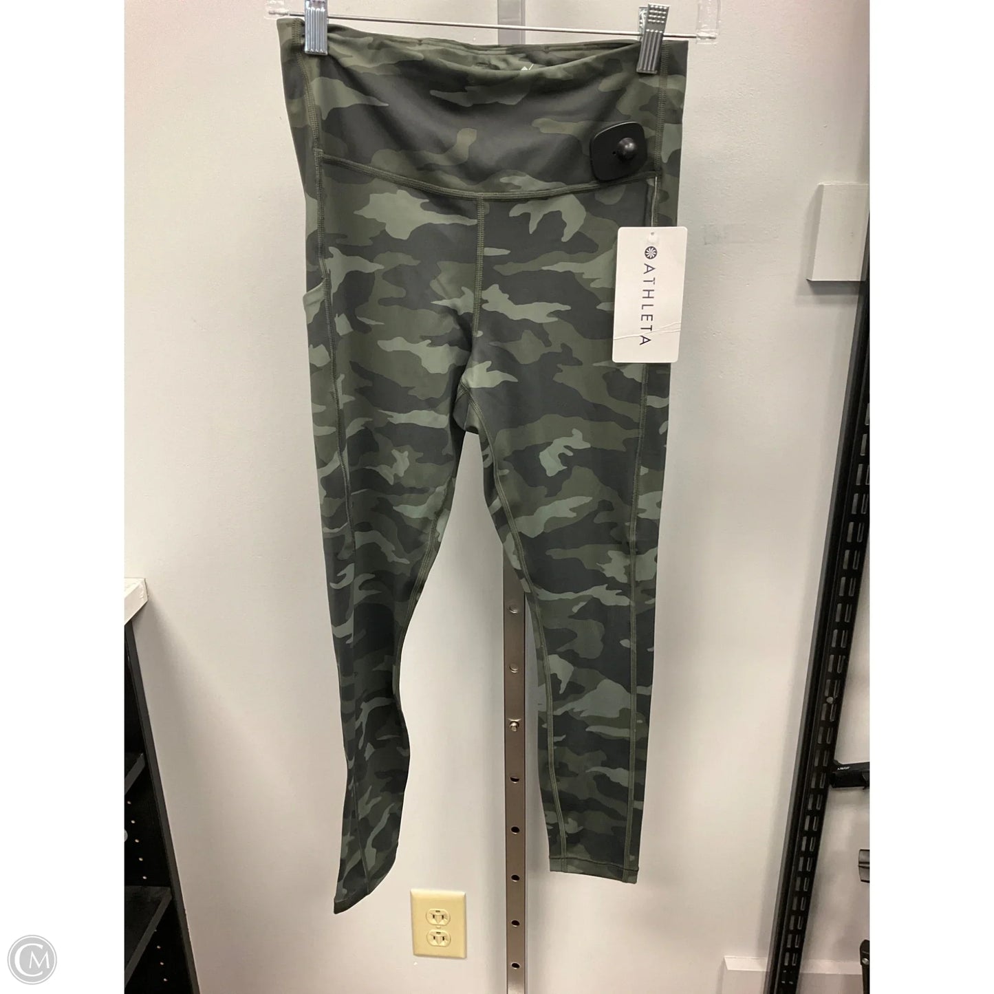 Athletic Leggings By Athleta In Camouflage Print, Size: S