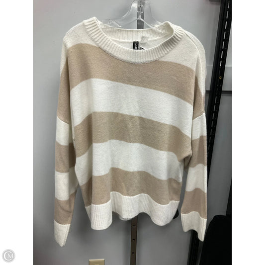 Sweater By Divided In Striped Pattern, Size: Xl