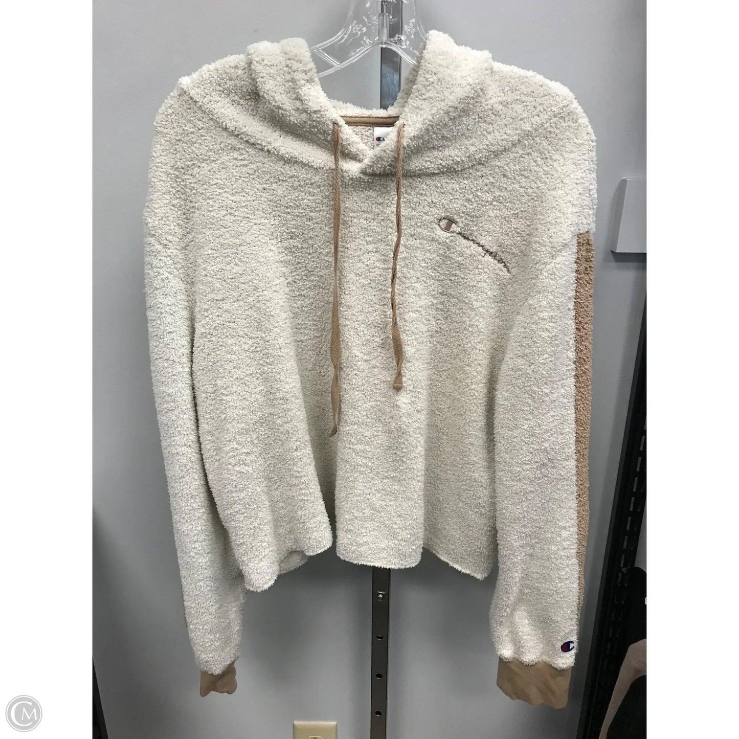 Sweater By Champion In Cream, Size: Xl