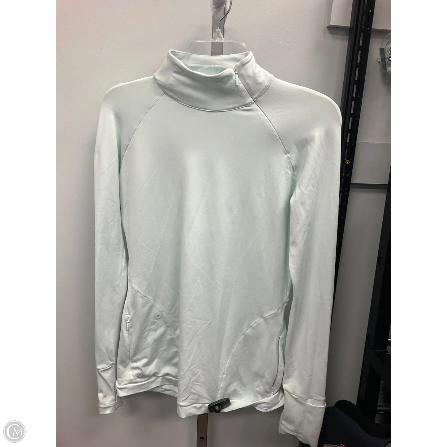 Athletic Top Long Sleeve Collar By Athleta In Blue, Size: Xs