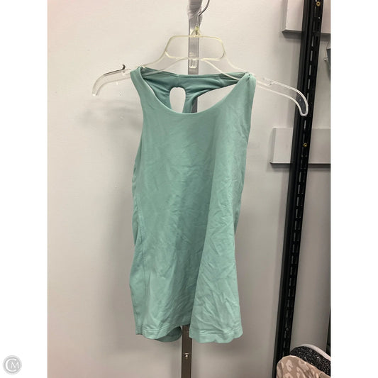 Athletic Tank Top By Lululemon In Teal, Size: S