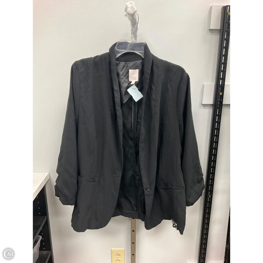 Blazer By Lc Lauren Conrad In Black, Size: Xl