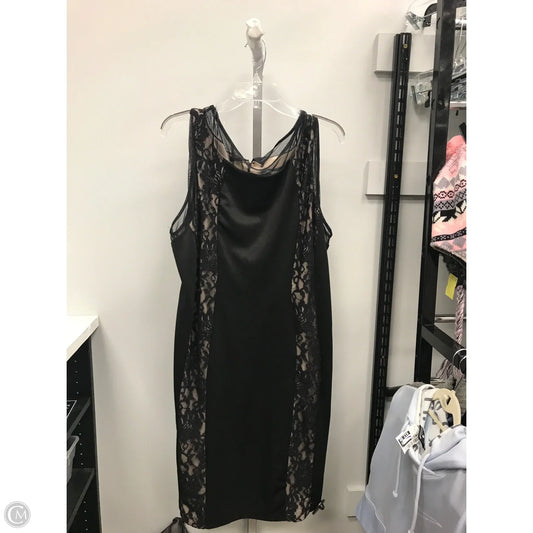 Dress Party Short By R And M Richards In Black, Size: 18