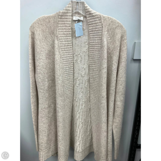 Sweater Cardigan Cashmere By Cmc In Cream, Size: Xl