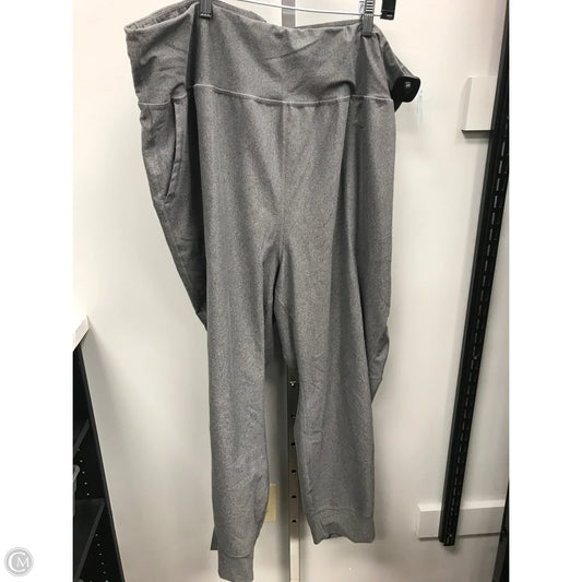 Athletic Pants By Old Navy In Grey, Size: 3x
