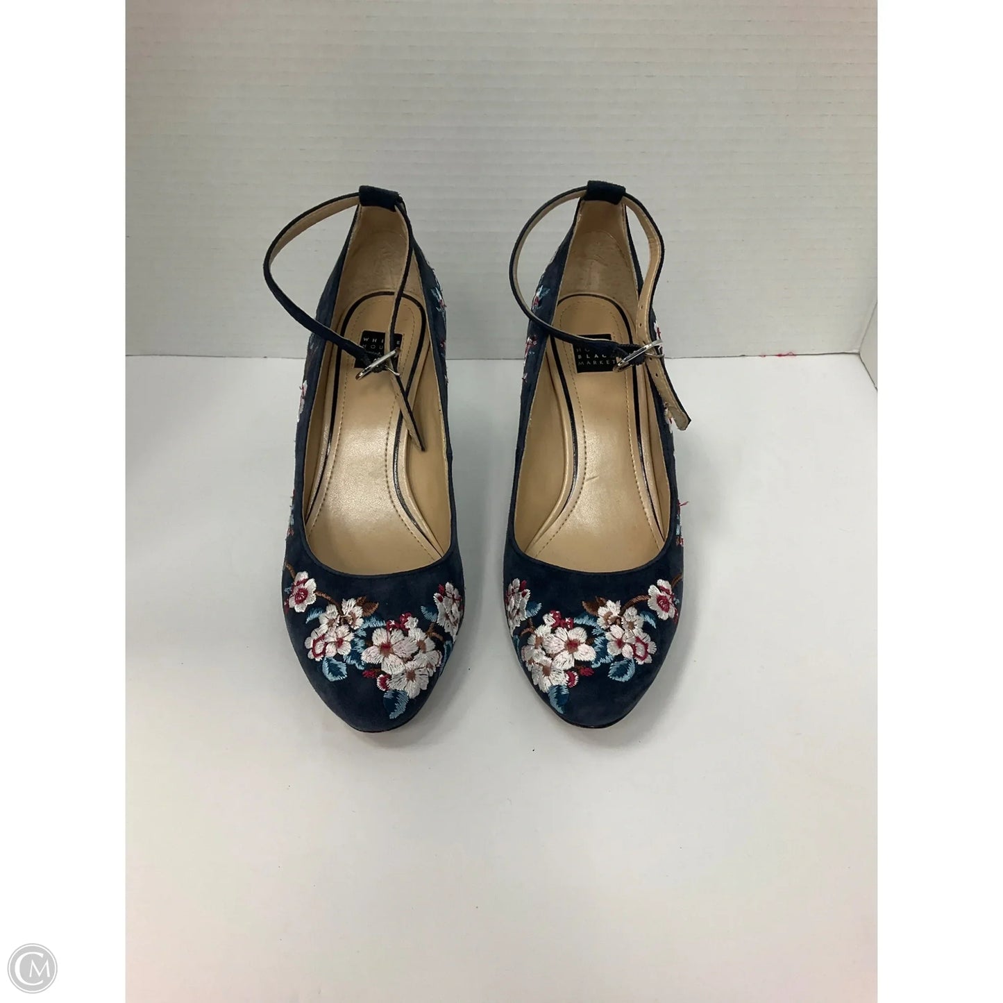 Shoes Heels Block By White House Black Market In Floral Print, Size: 6.5