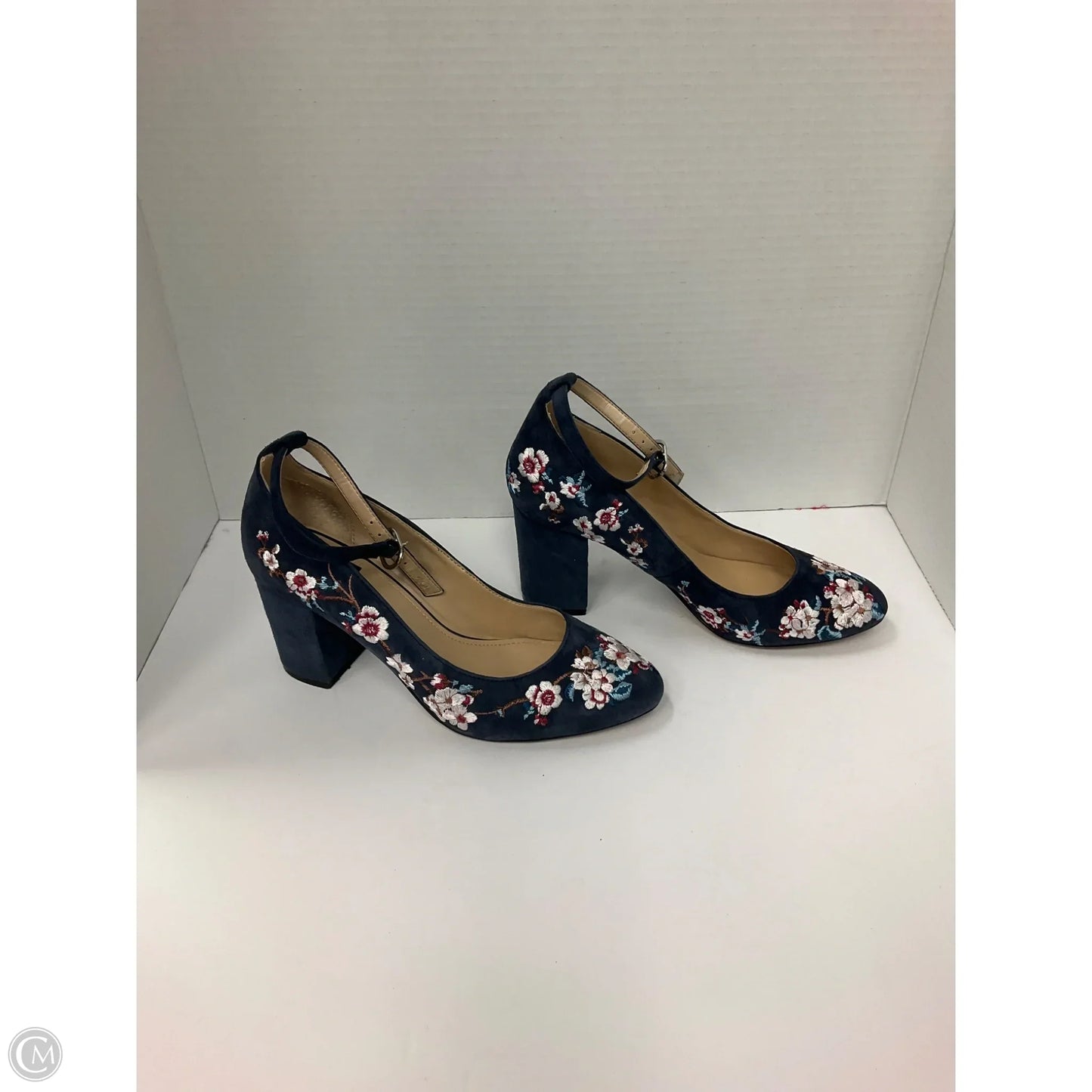 Shoes Heels Block By White House Black Market In Floral Print, Size: 6.5