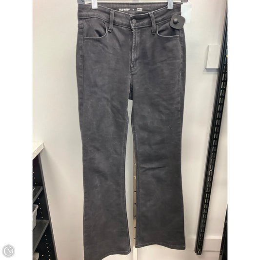 Jeans Flared By Old Navy In Black Denim, Size: 2