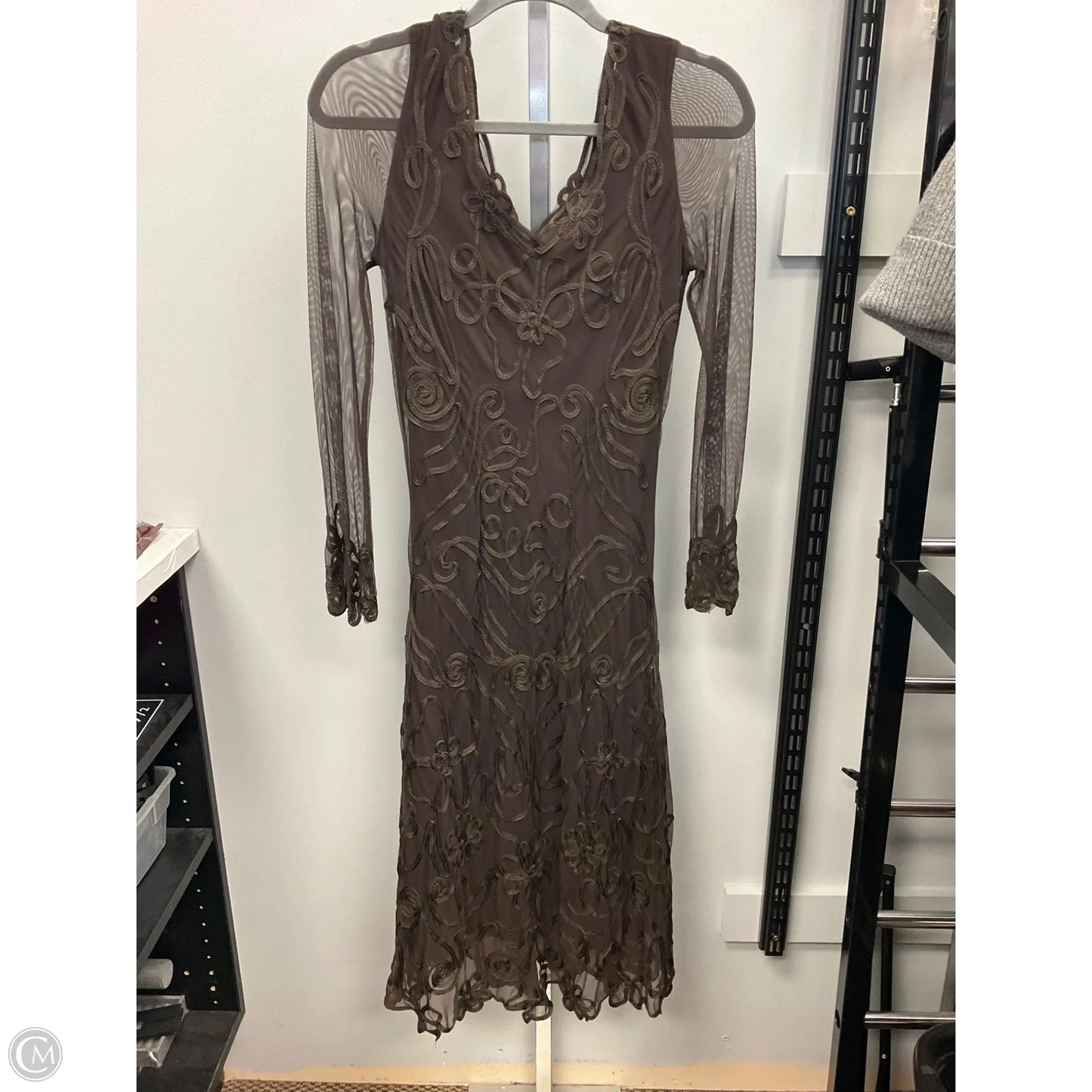 Dress Party Midi By Frank Lyman In Brown, Size: 10
