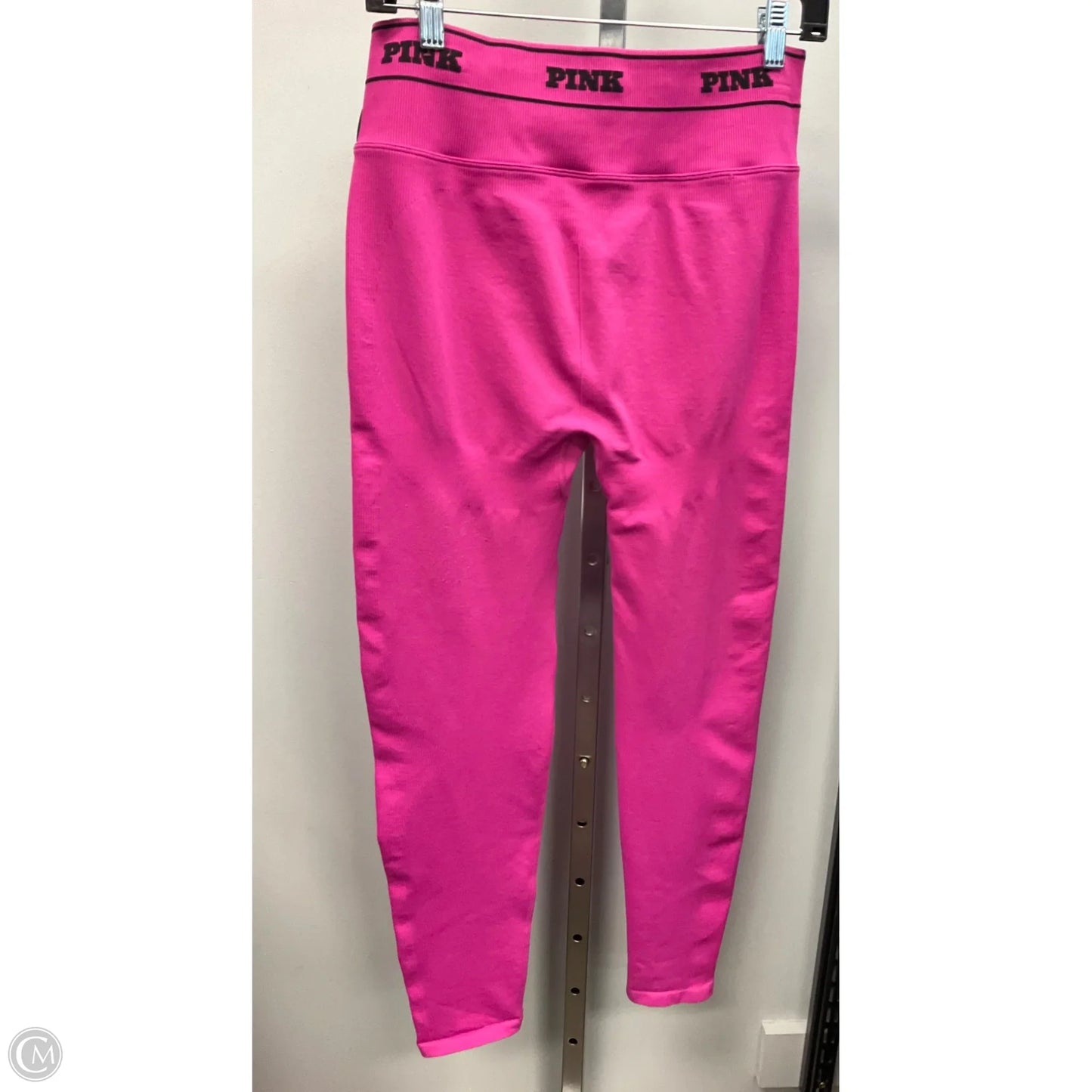 Athletic Leggings By Pink In Pink, Size: L