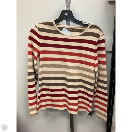 Top Long Sleeve By Croft And Barrow In Striped Pattern, Size: S