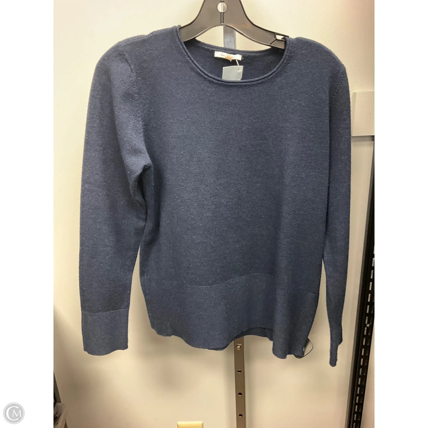 Top Long Sleeve By Vila Milano In Navy, Size: M