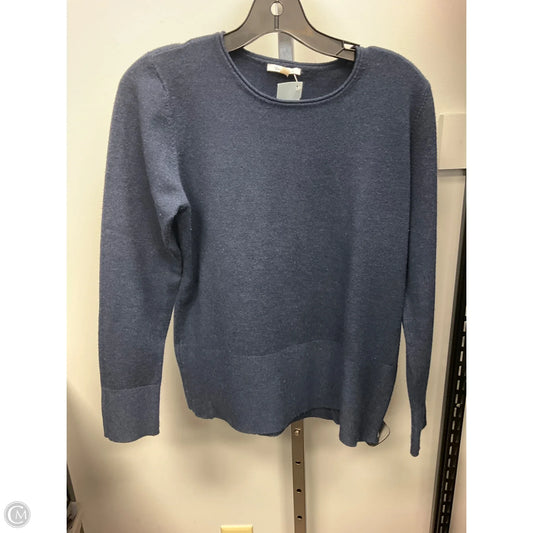 Top Long Sleeve By Vila Milano In Navy, Size: M