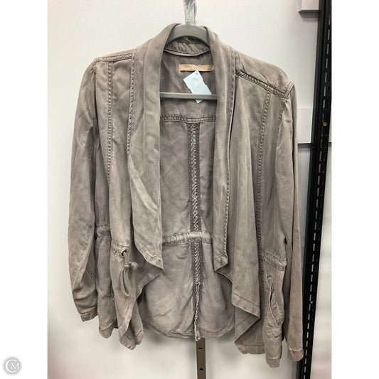 Blazer By Max Jeans In Grey Denim, Size: L