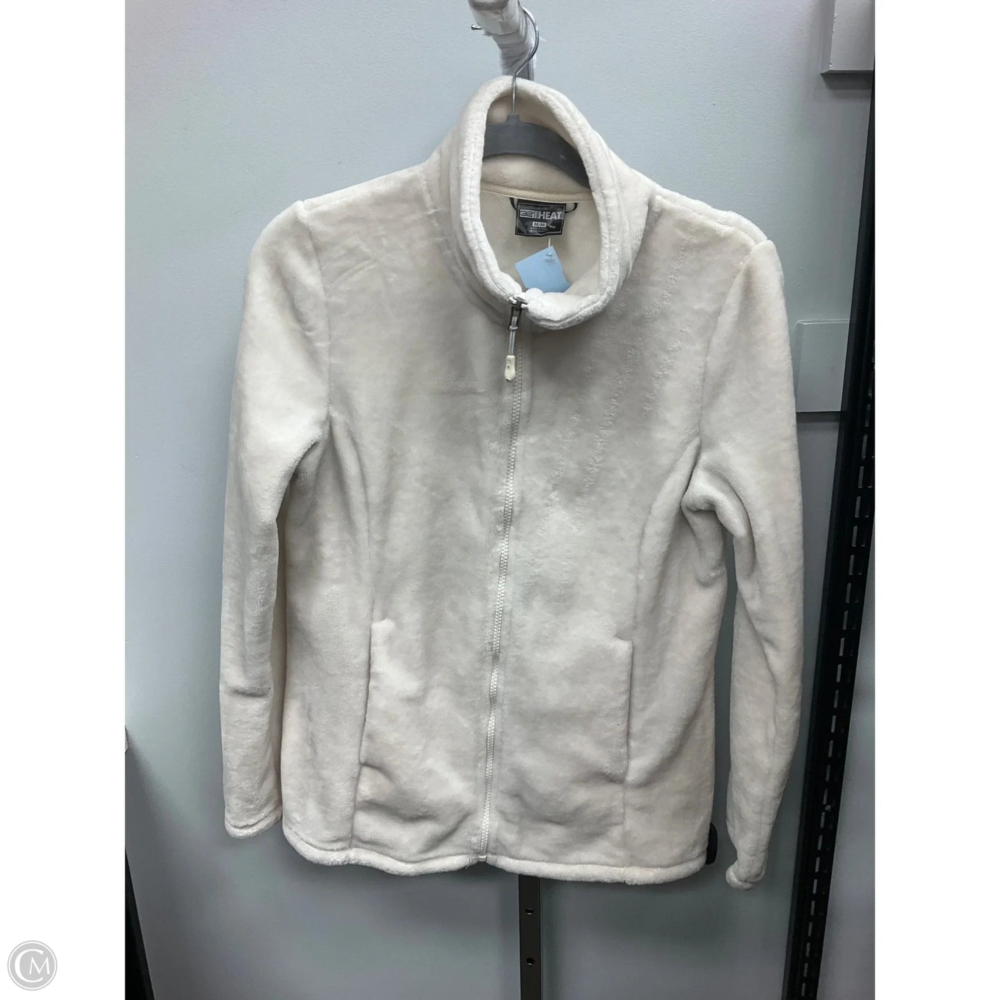 Jacket Fleece By 32 Degrees In Cream, Size: M