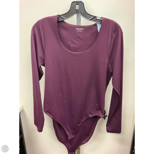Top Long Sleeve By Old Navy In Purple, Size: L