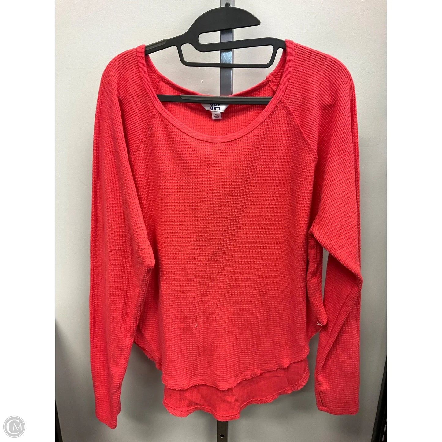 Top Long Sleeve By Joy Lab In Pink, Size: Xl