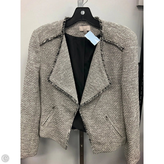Blazer By Loft In Black & Cream, Size: 12