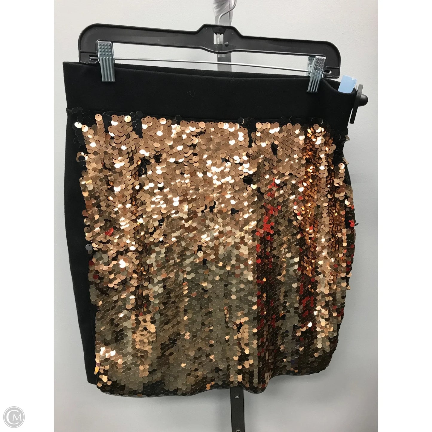 Skirt Mini & Short By Jones New York In Black & Gold, Size: M