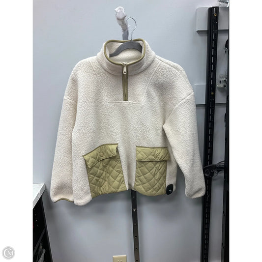 Top Long Sleeve By Madewell In Cream, Size: M