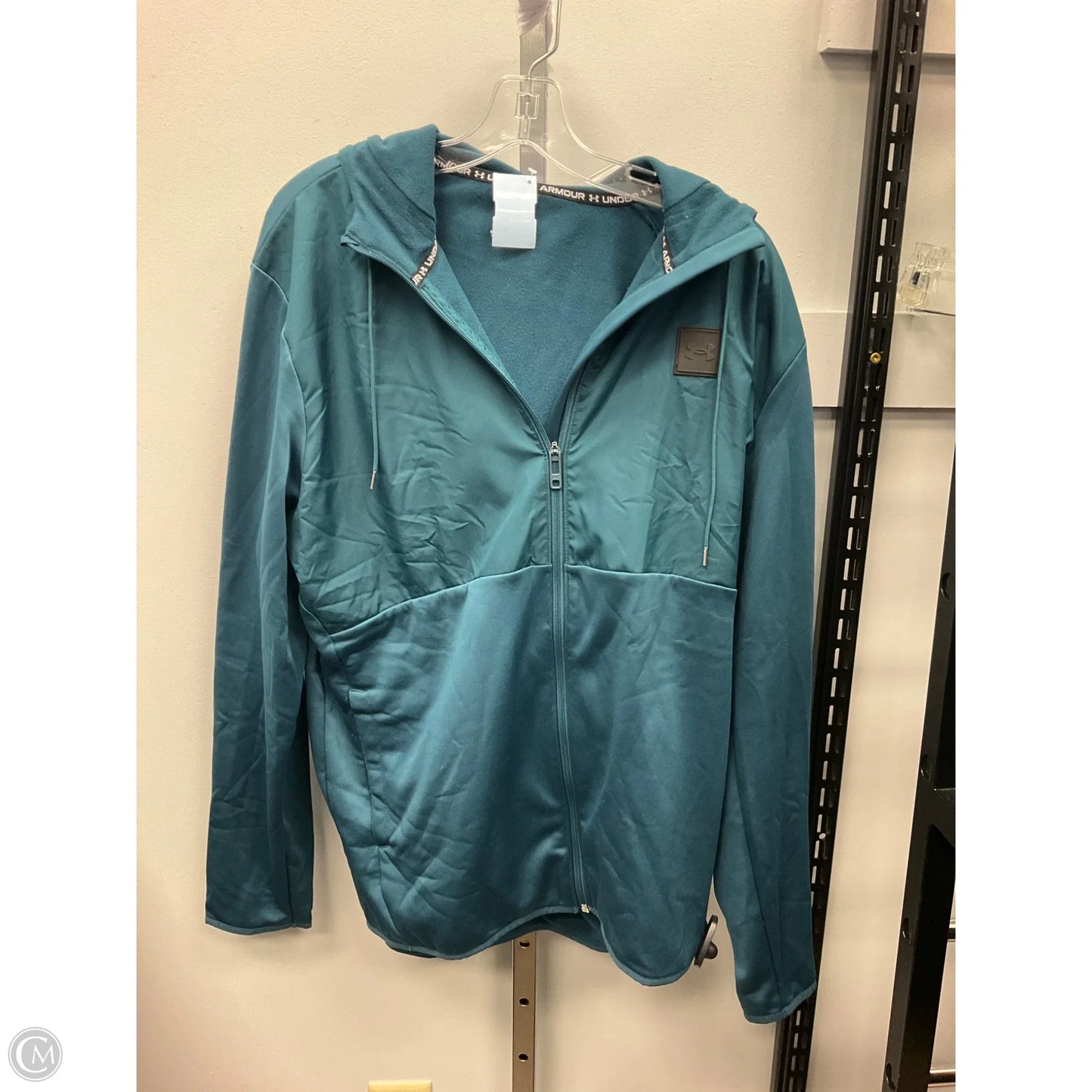 Athletic Jacket By Under Armour In Blue, Size: L