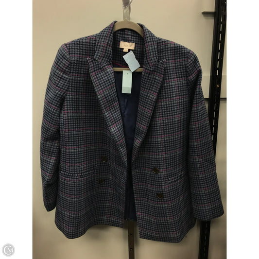Blazer By Loft In Black & Blue, Size: 6p