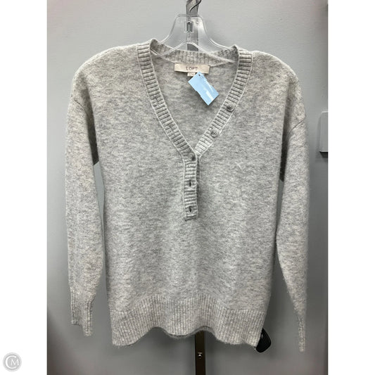 Sweater By Loft In Grey, Size: Xs