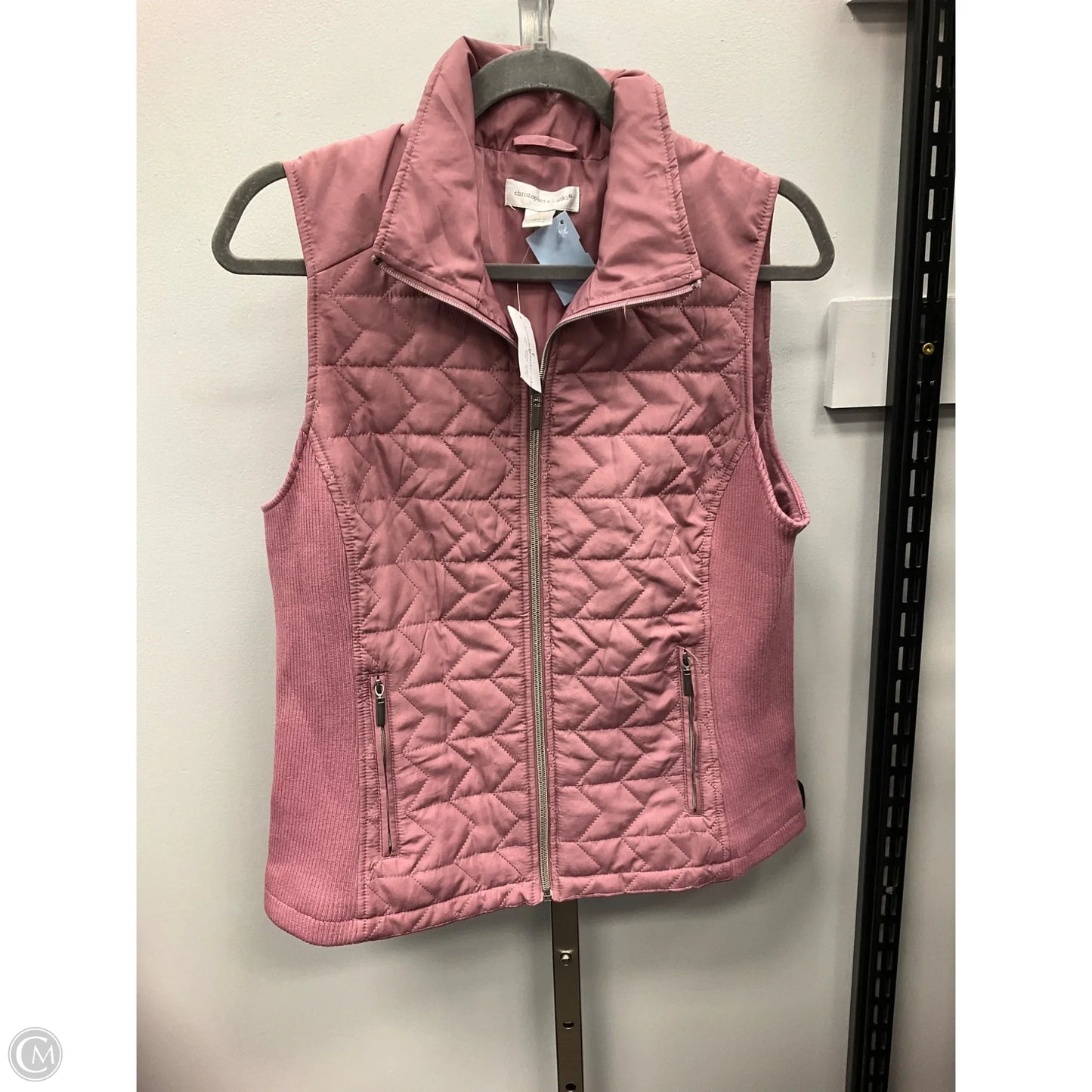 Vest Puffer & Quilted By Christopher And Banks In Mauve, Size: S