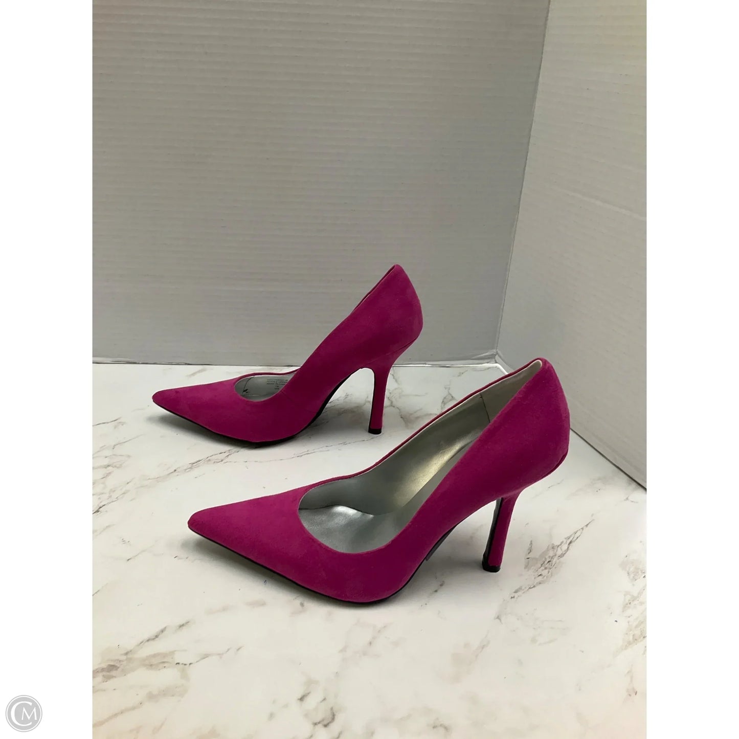 Shoes Heels Stiletto By Guess In Pink, Size: 7