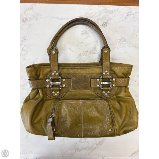 Handbag Leather By B. Makowsky, Size: Medium