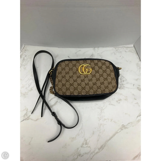 Crossbody Luxury Designer By Gucci, Size: Large