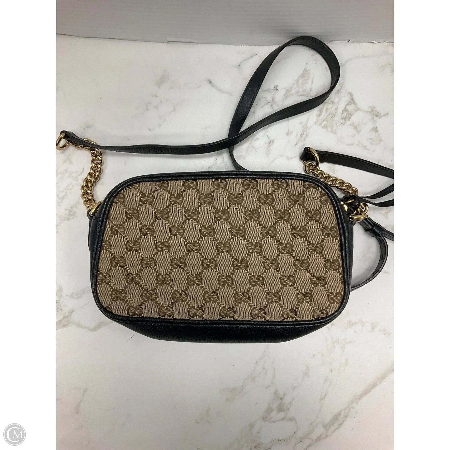 Crossbody Luxury Designer By Gucci, Size: Large