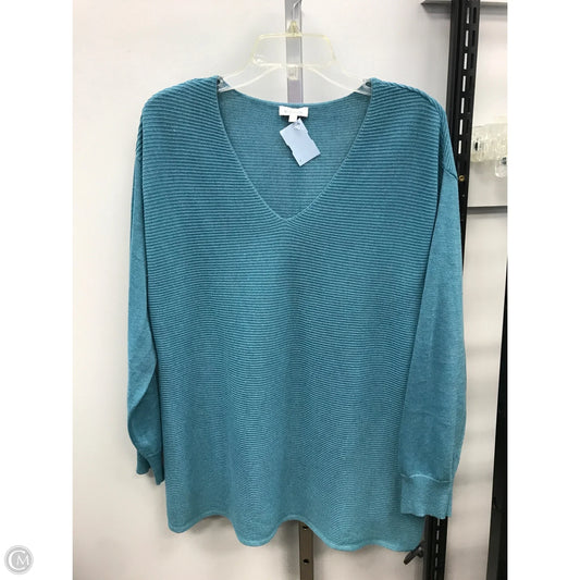 Sweater By Ella Moss In Blue, Size: Xl