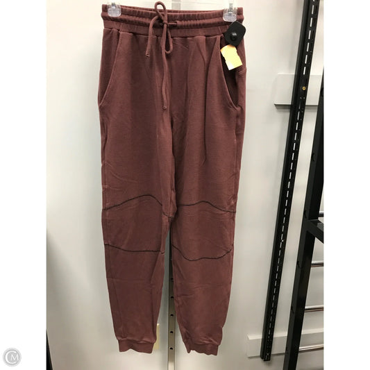 Athletic Pants By Alo In Maroon, Size: M
