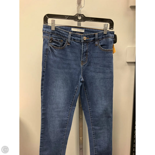 Jeans Skinny By Kancan In Blue Denim, Size: 4