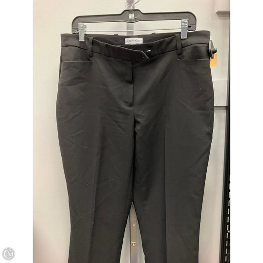 Pants Dress By Calvin Klein In Black, Size: 12